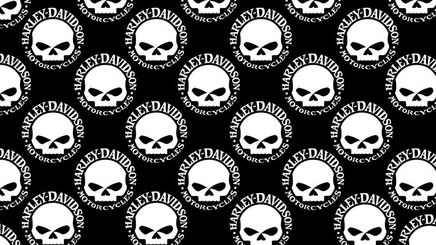 Detail Wallpaper Harley Davidson Skull Logo Nomer 47