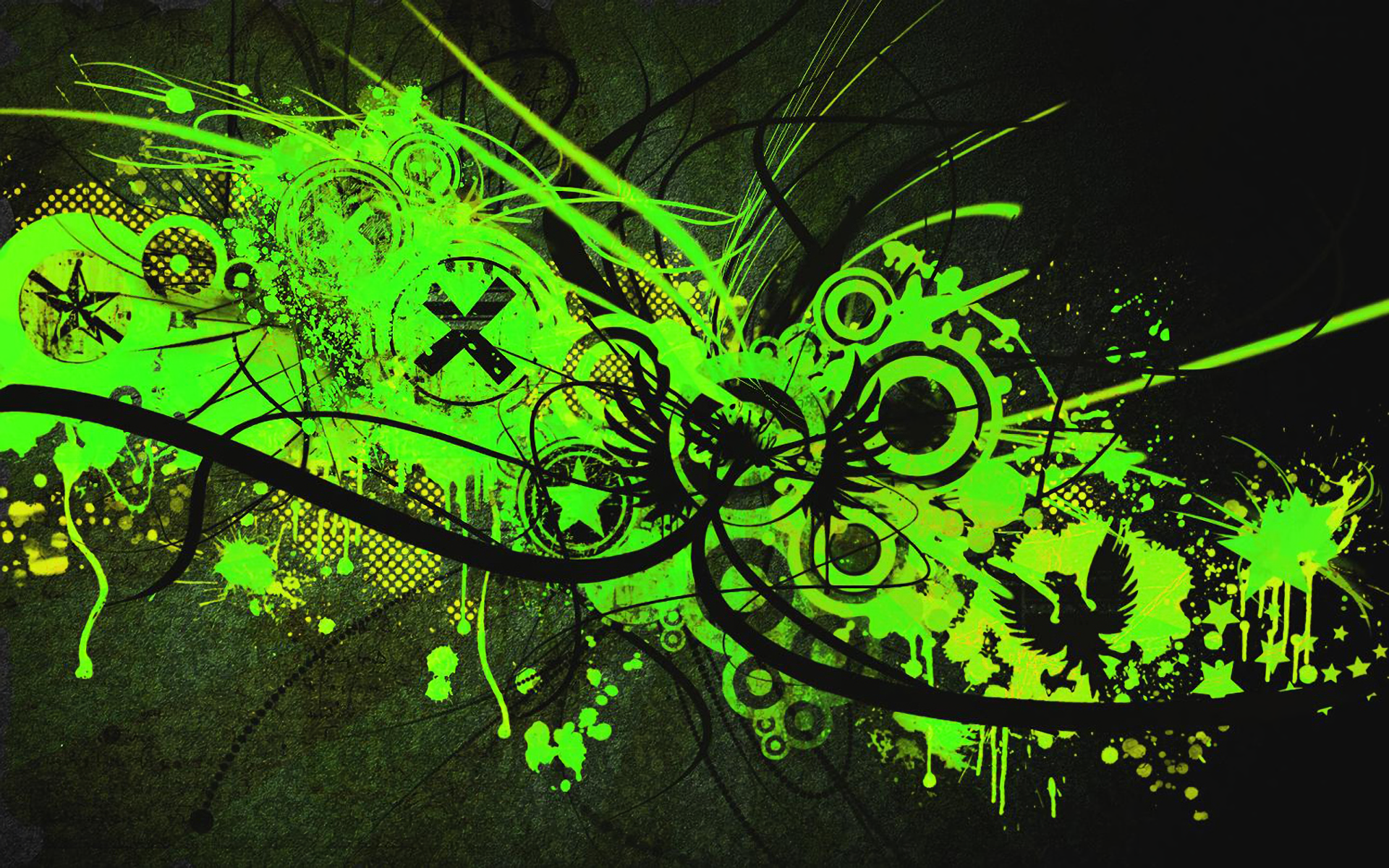 Detail Wallpaper Hd Abstract Green Nomer 39