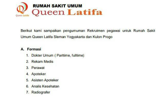 Detail Rumah Sakit Queen Latifa Nomer 52