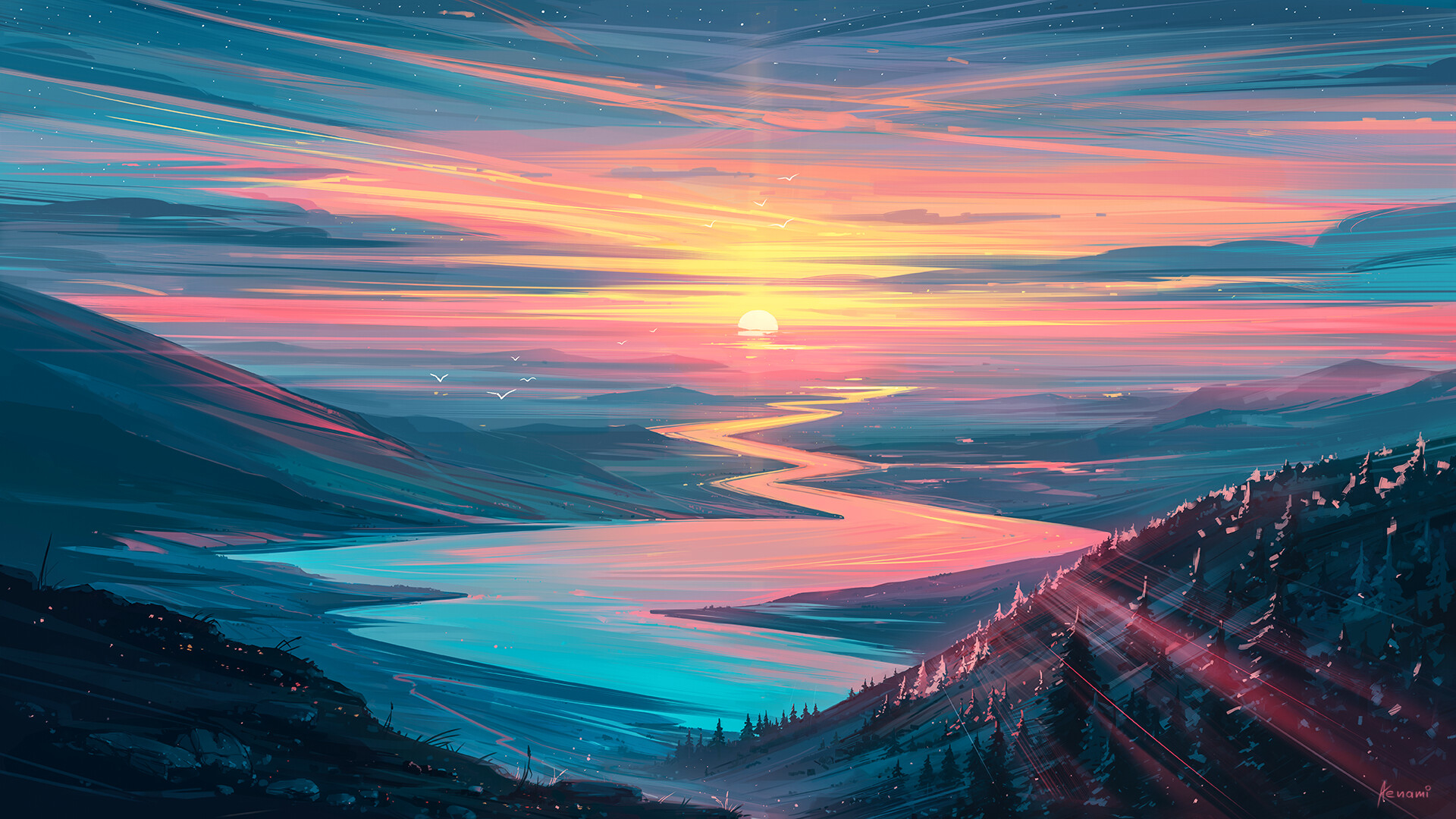 Detail Wallpaper Hd Sunrise Nomer 22