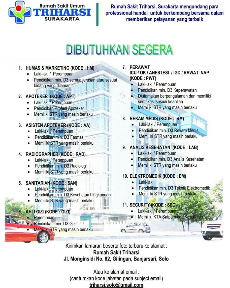 Detail Rumah Sakit Triharsi Nomer 18