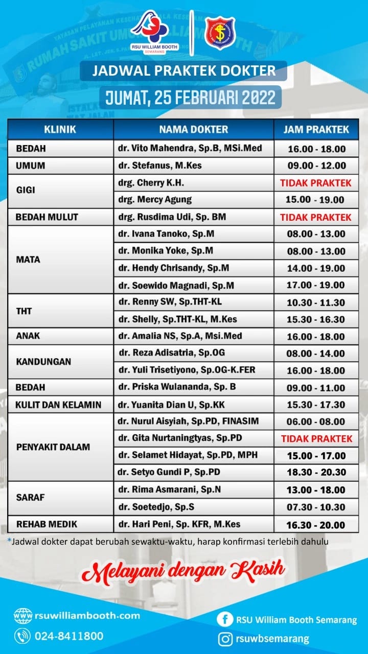Detail Rumah Sakit William Booth Semarang Nomer 25