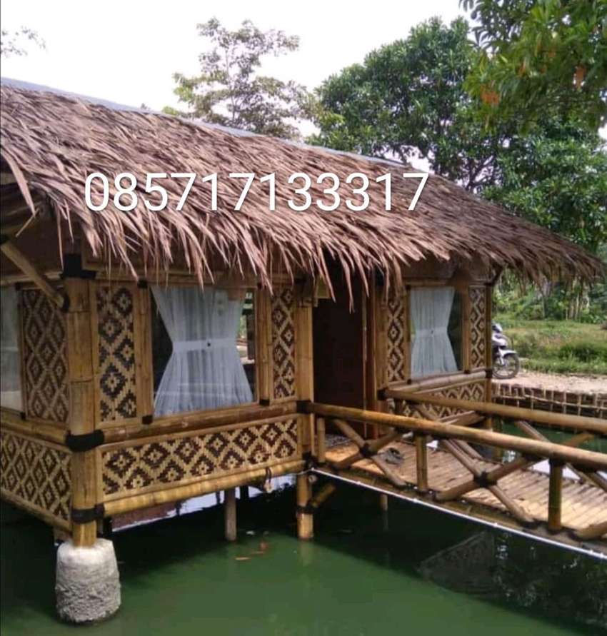 Detail Rumah Saung Bambu Nomer 15