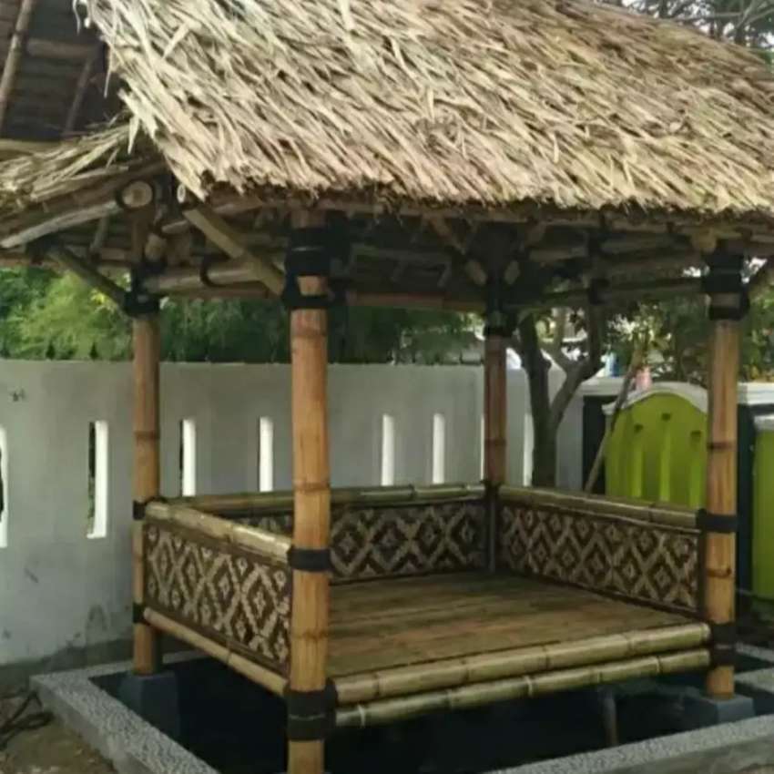 Detail Rumah Saung Bambu Nomer 45
