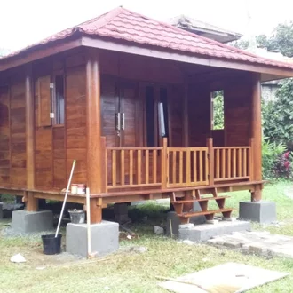 Detail Rumah Saung Kayu Nomer 2