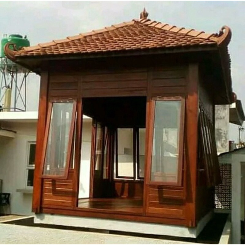 Detail Rumah Saung Kayu Nomer 19