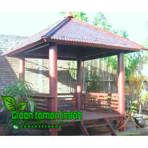 Detail Rumah Saung Kayu Nomer 23