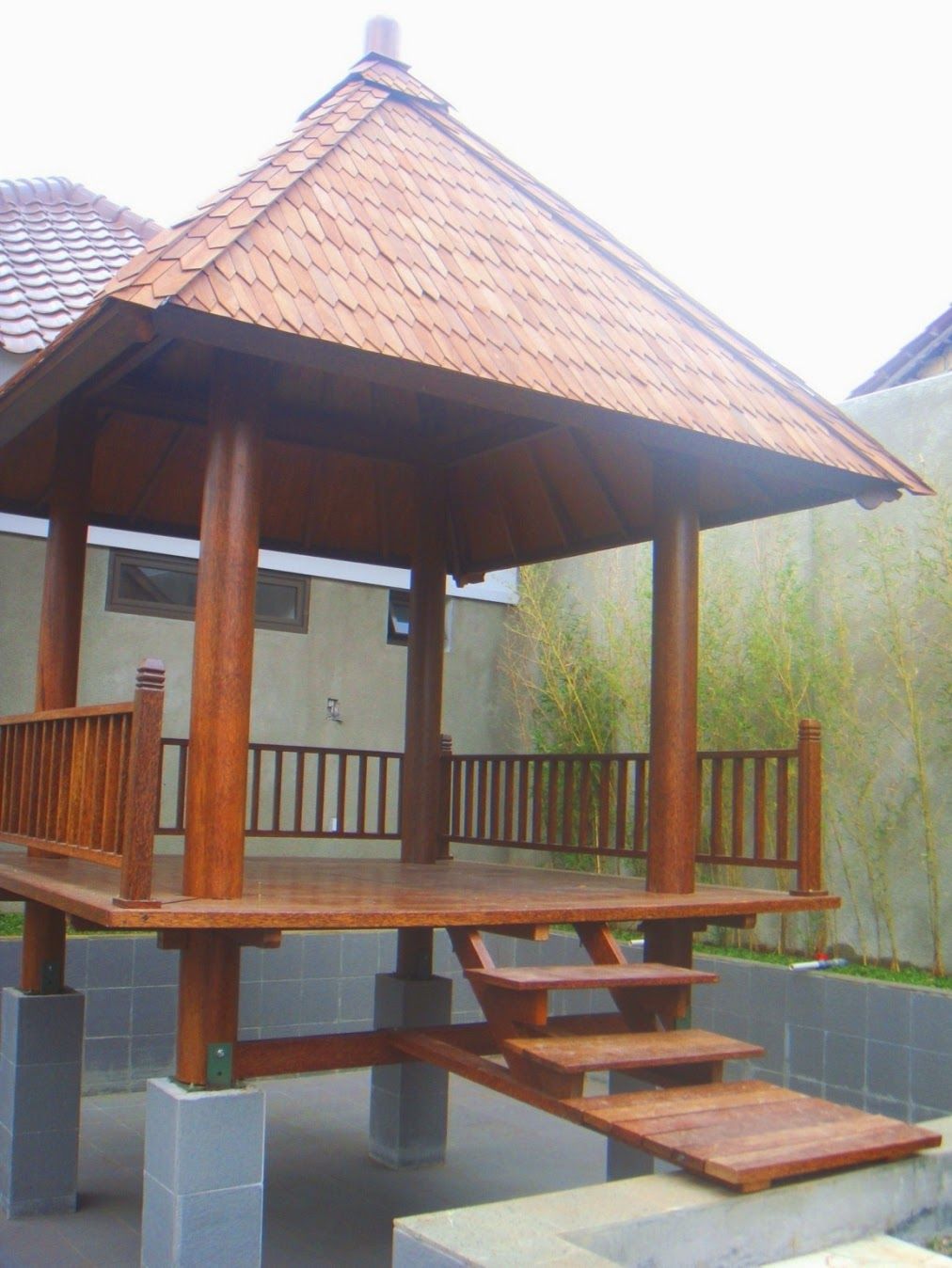 Detail Rumah Saung Kayu Nomer 34