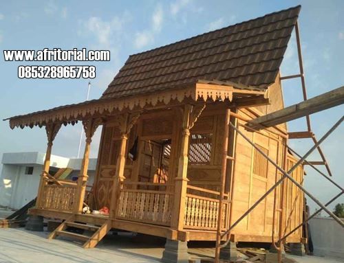 Detail Rumah Saung Kayu Nomer 52