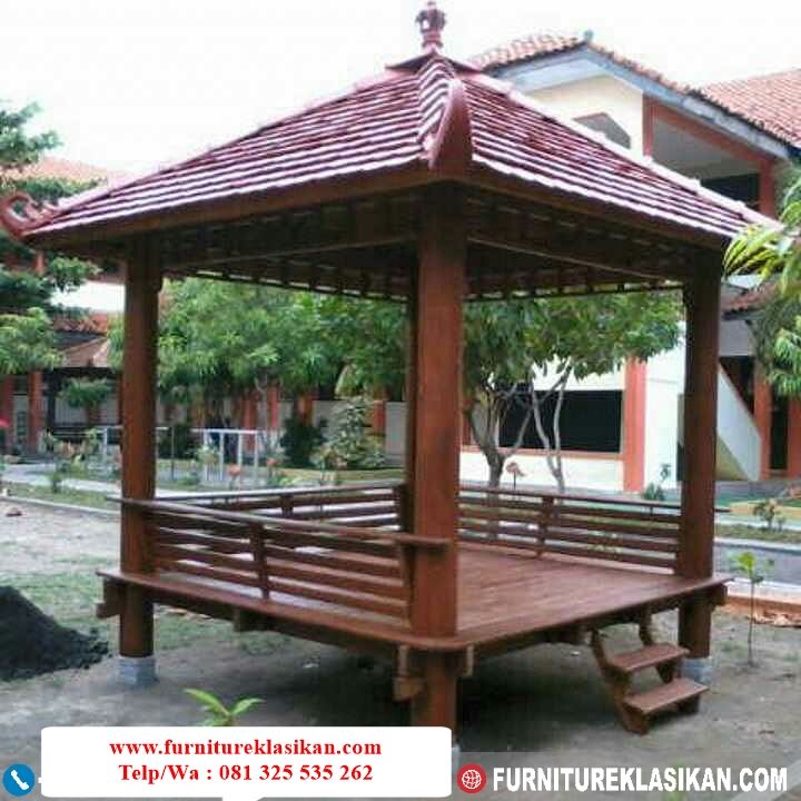 Detail Rumah Saung Kayu Nomer 55