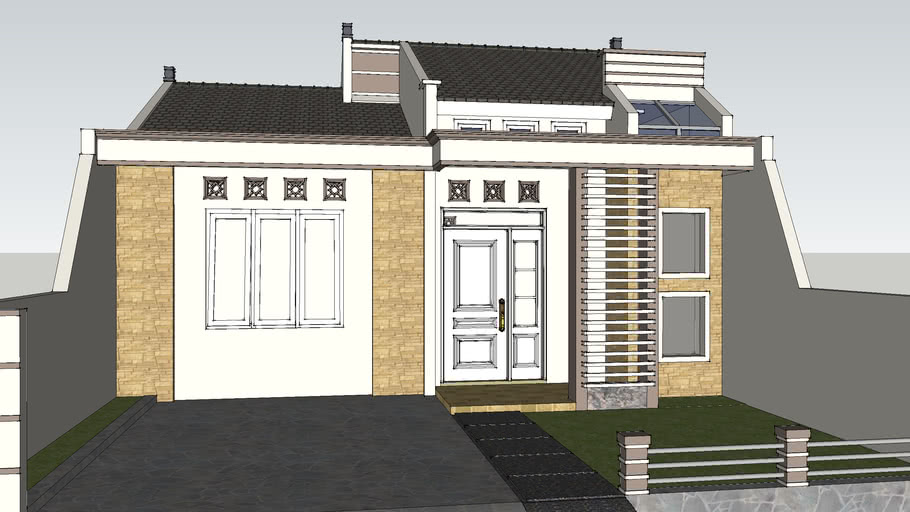 Detail Rumah Sederhana 3d Nomer 17