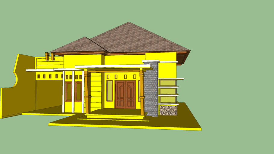 Detail Rumah Sederhana 3d Nomer 19