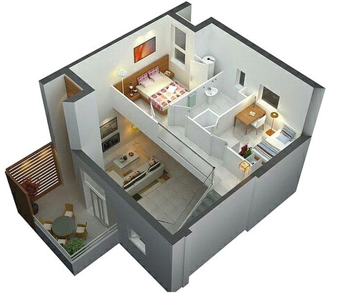 Detail Rumah Sederhana 3d Nomer 3