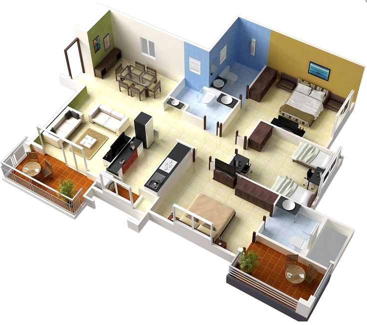 Detail Rumah Sederhana 3d Nomer 21