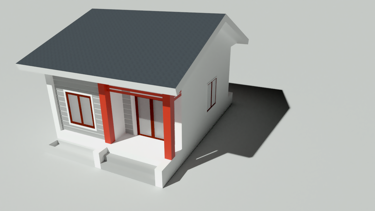 Detail Rumah Sederhana 3d Nomer 24