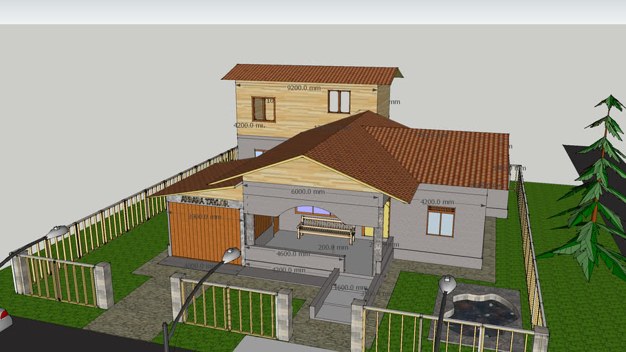 Detail Rumah Sederhana 3d Nomer 26