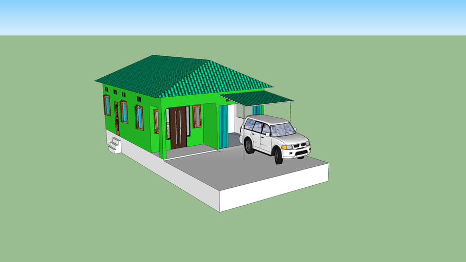 Detail Rumah Sederhana 3d Nomer 41