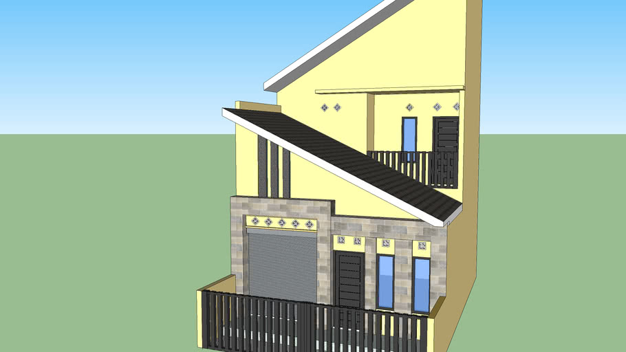 Detail Rumah Sederhana 3d Nomer 10