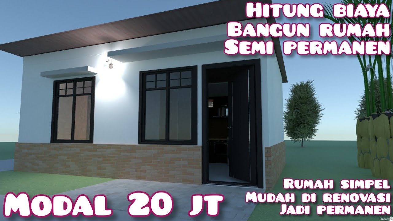 Detail Rumah Semi Permanen Nomer 13