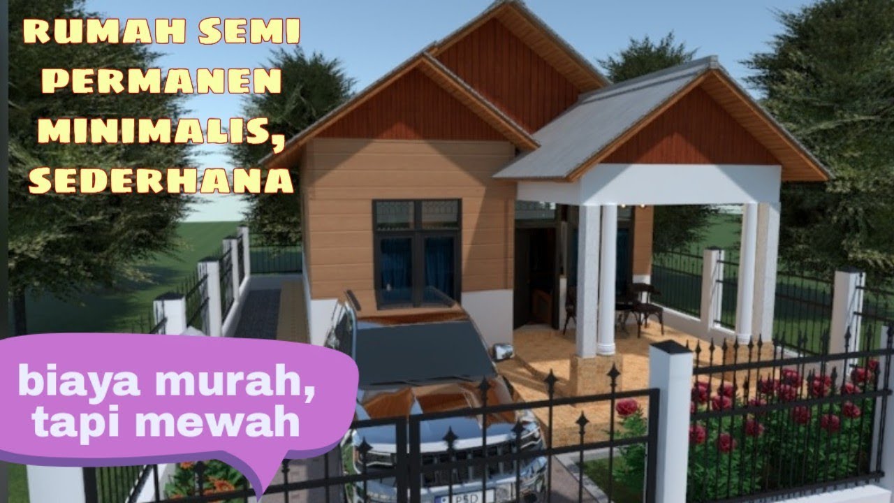 Detail Rumah Semi Permanen Kayu Nomer 3