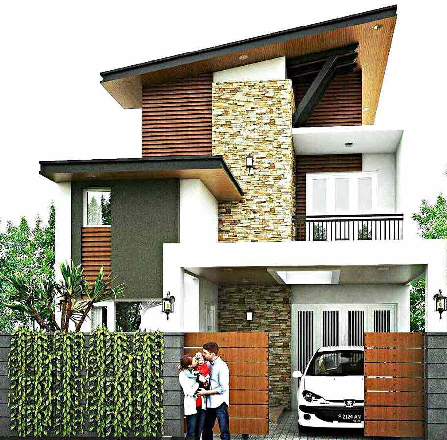 Detail Rumah Setengah Tingkat Sederhana Nomer 54