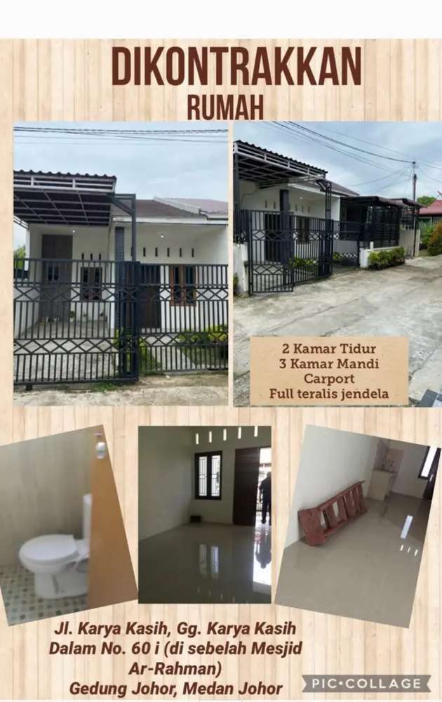 Detail Rumah Sewa Murah Di Medan Nomer 23