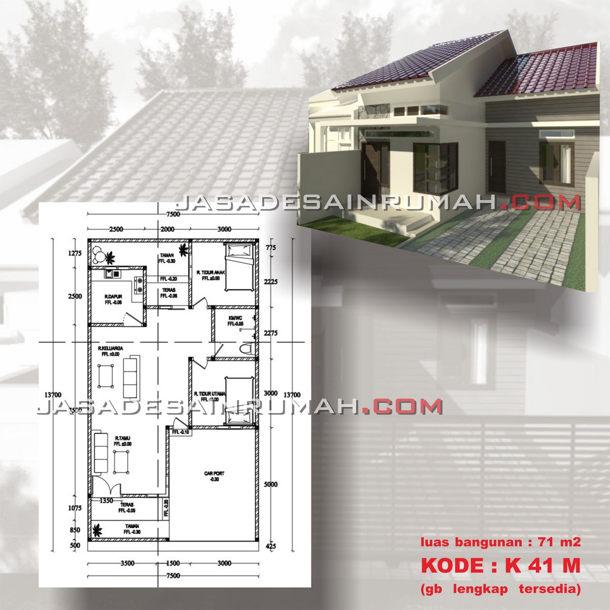 Detail Rumah Simple Sederhana Nomer 44