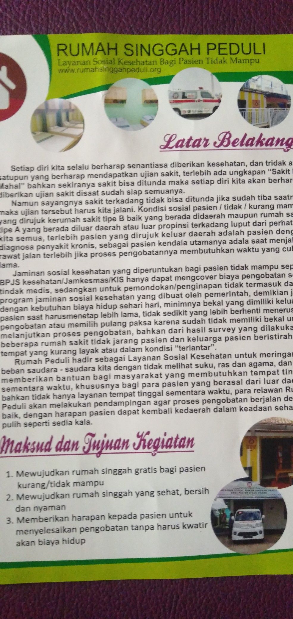 Detail Rumah Singgah Peduli Nomer 18