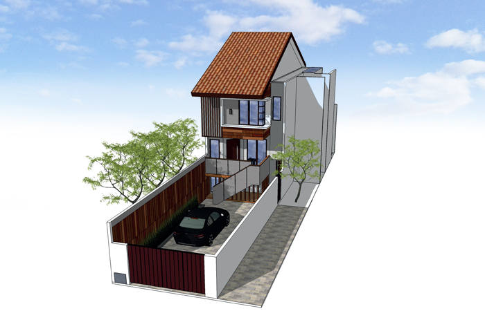 Detail Rumah Split Level 1 Lantai Nomer 39