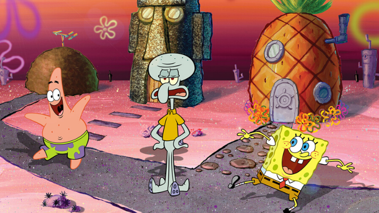 Detail Rumah Spongebob Patrick Dan Squidward Nomer 15