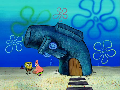 Detail Rumah Spongebob Patrick Dan Squidward Nomer 33