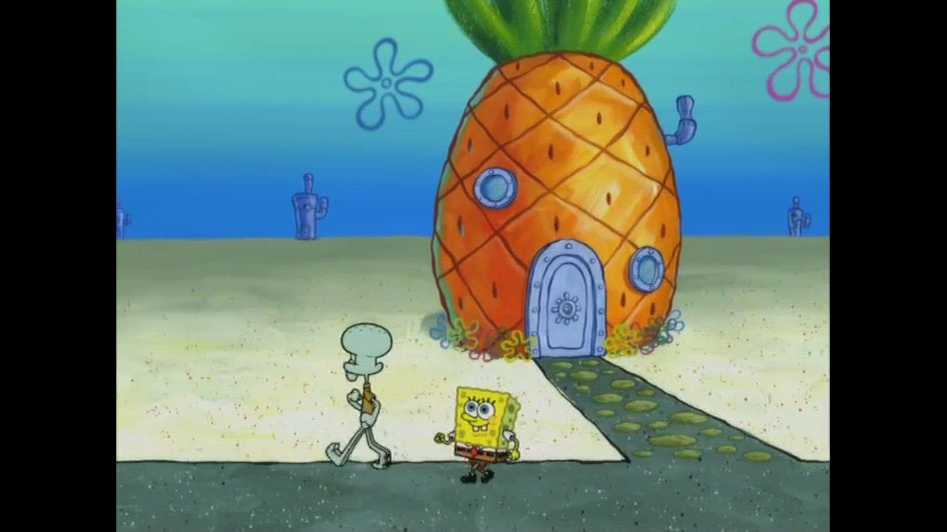 Detail Rumah Spongebob Patrick Dan Squidward Nomer 55