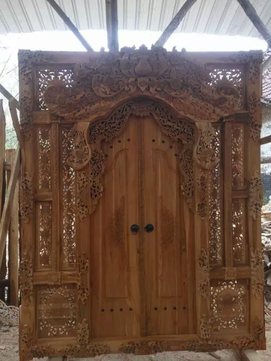 Detail Rumah Style Bali Pintu Gebyok Nomer 23