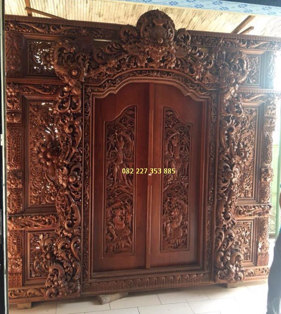 Detail Rumah Style Bali Pintu Gebyok Nomer 27