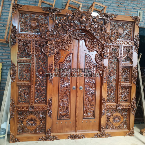 Detail Rumah Style Bali Pintu Gebyok Nomer 28