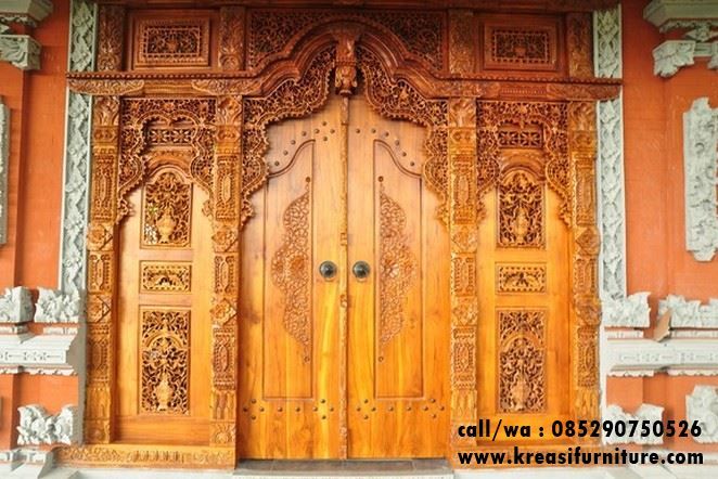 Detail Rumah Style Bali Pintu Gebyok Nomer 4