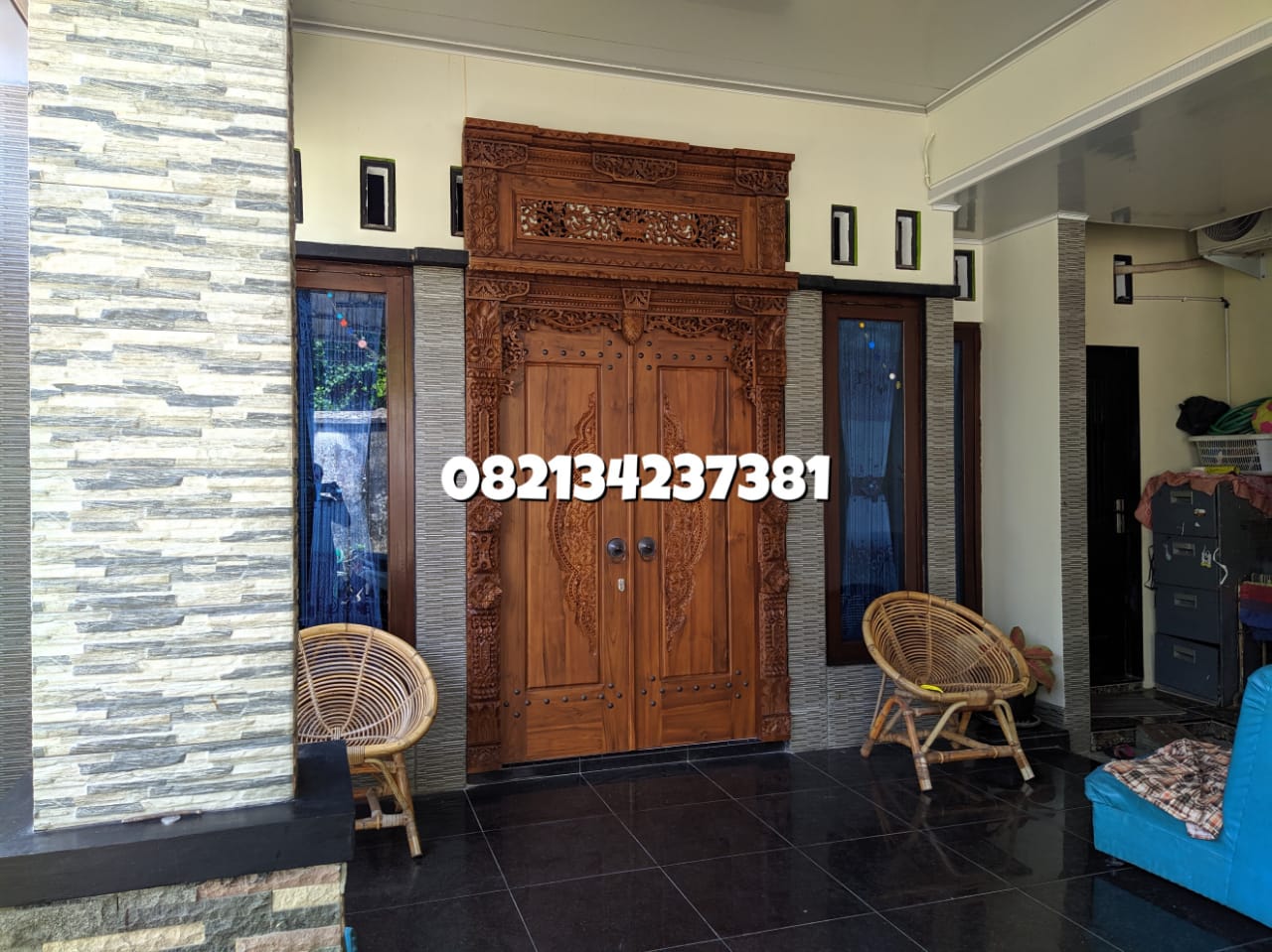 Detail Rumah Style Bali Pintu Gebyok Nomer 50