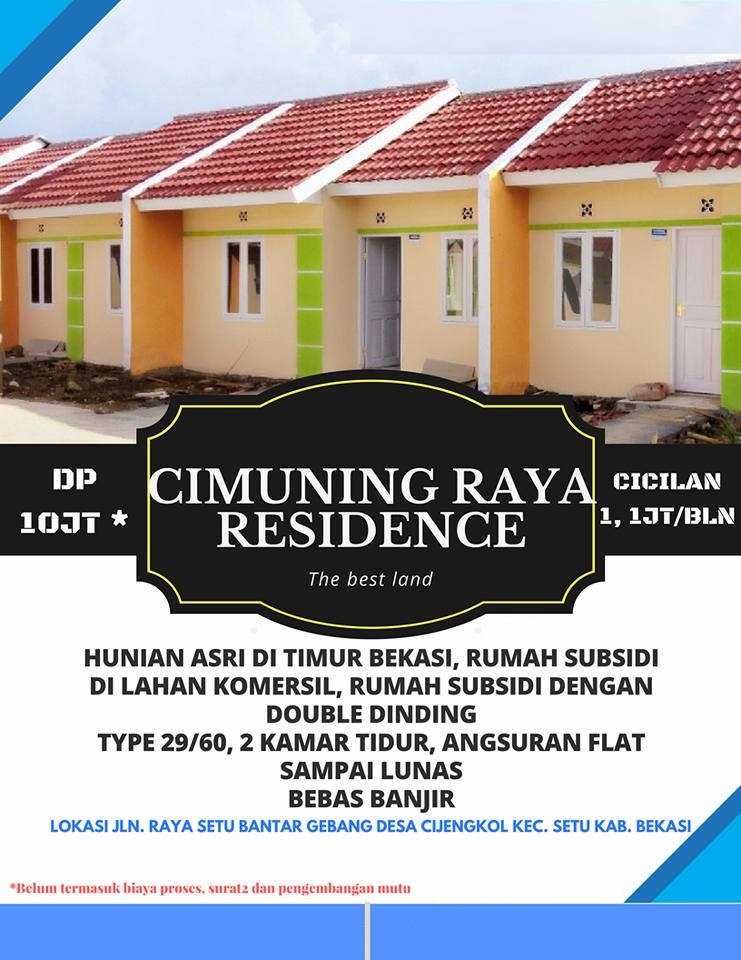 Detail Rumah Subsidi Bekasi Timur Nomer 35