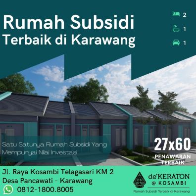 Detail Rumah Subsidi Karawang Nomer 47