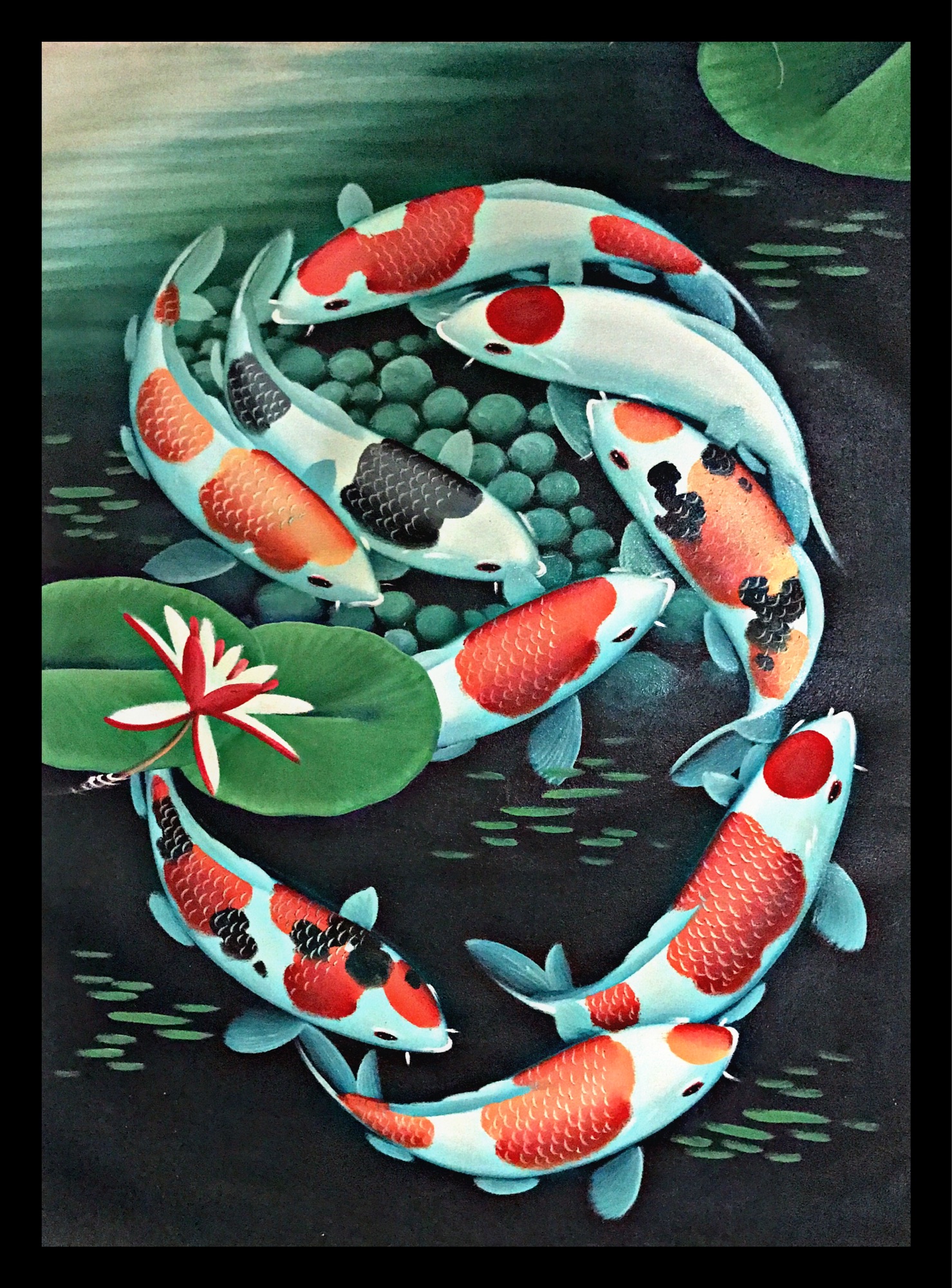 Detail Wallpaper Ikan Koi 3d Nomer 41