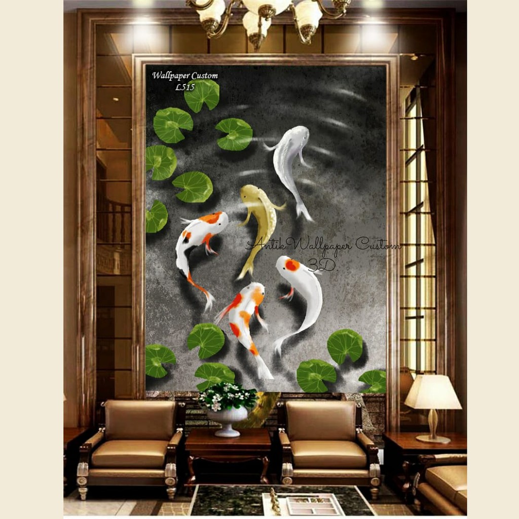 Detail Wallpaper Ikan Koi 3d Nomer 57