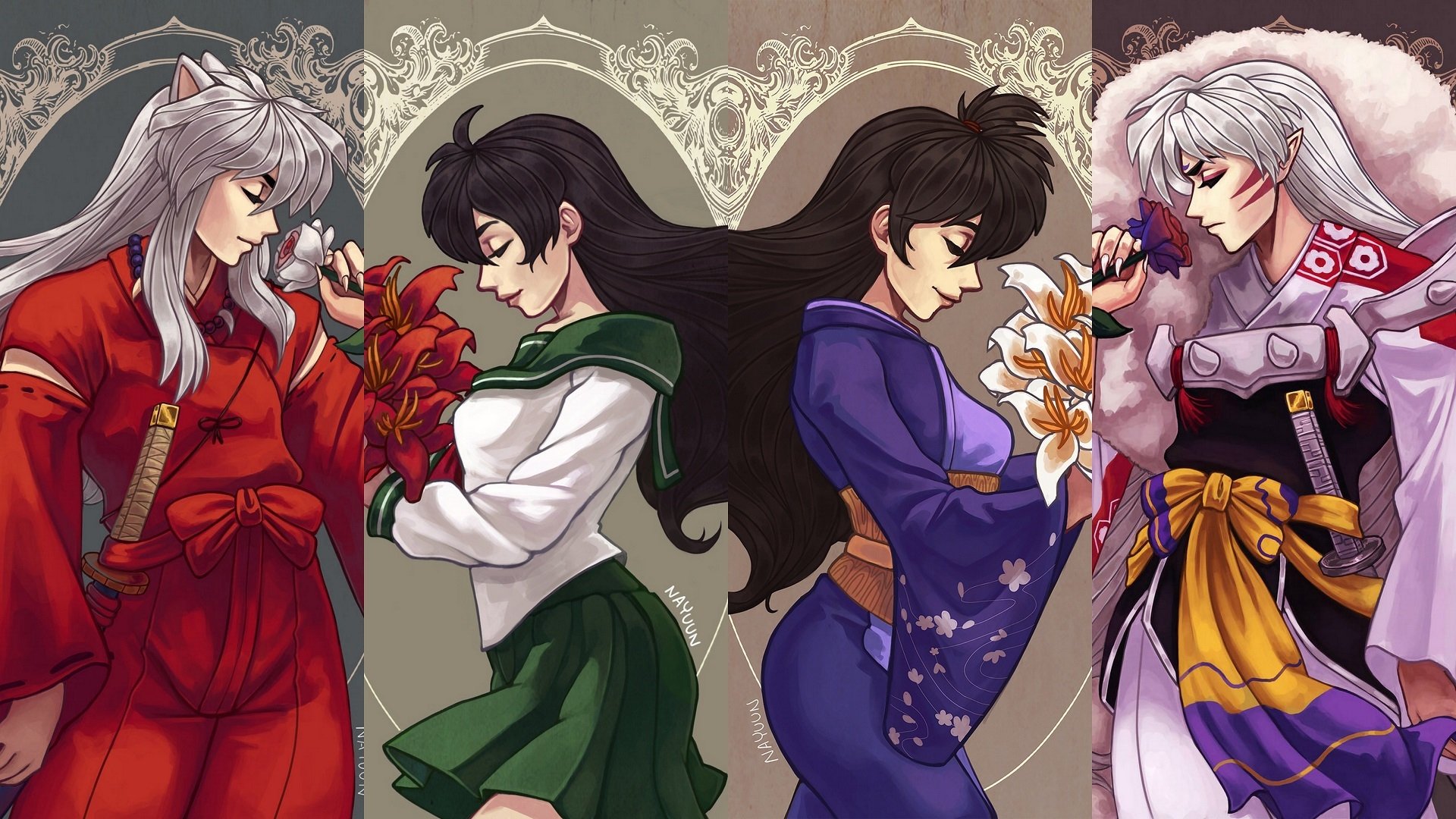 Detail Wallpaper Inuyasha Dan Kagome Nomer 22