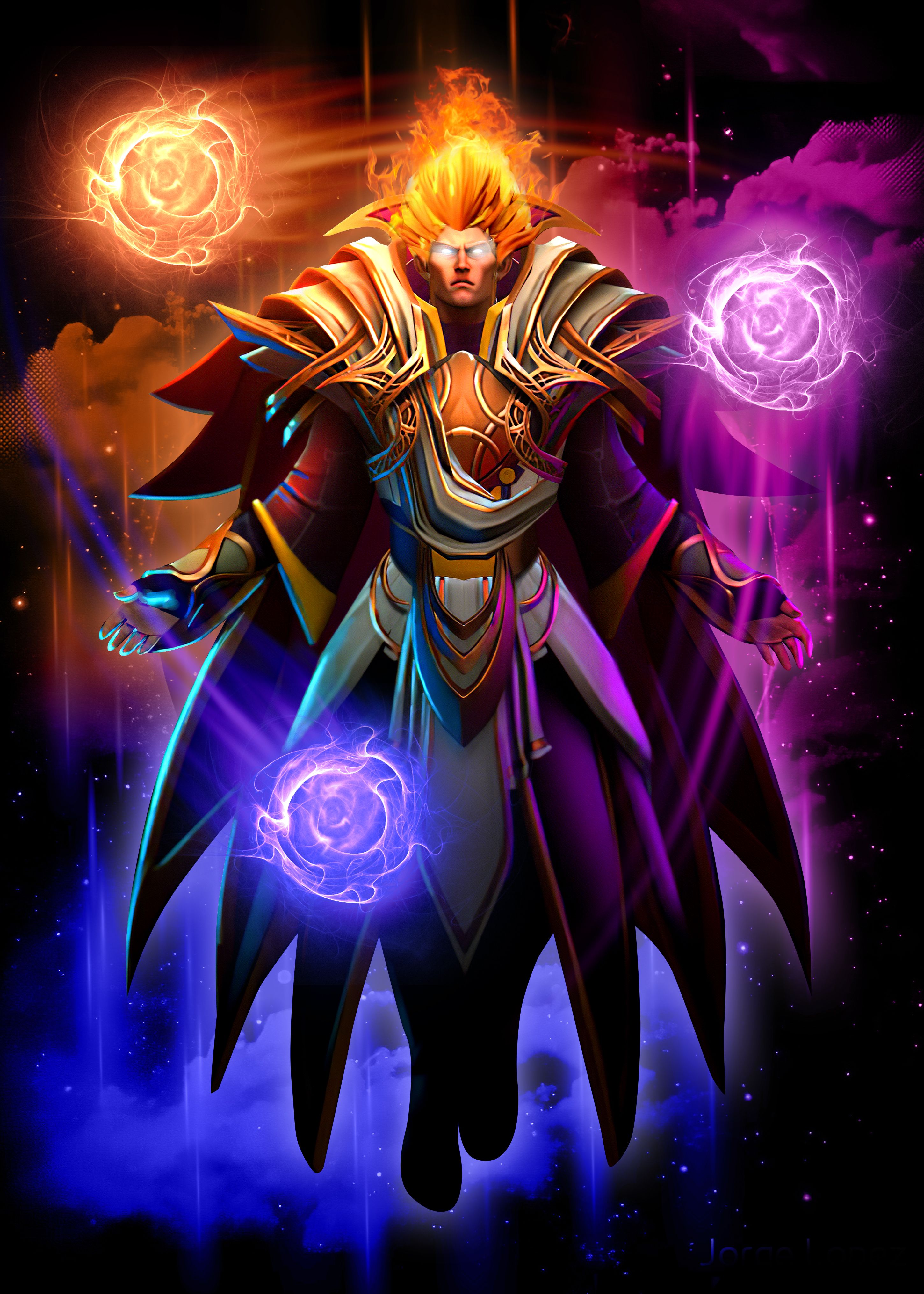 Detail Wallpaper Invoker Dota 2 Nomer 2