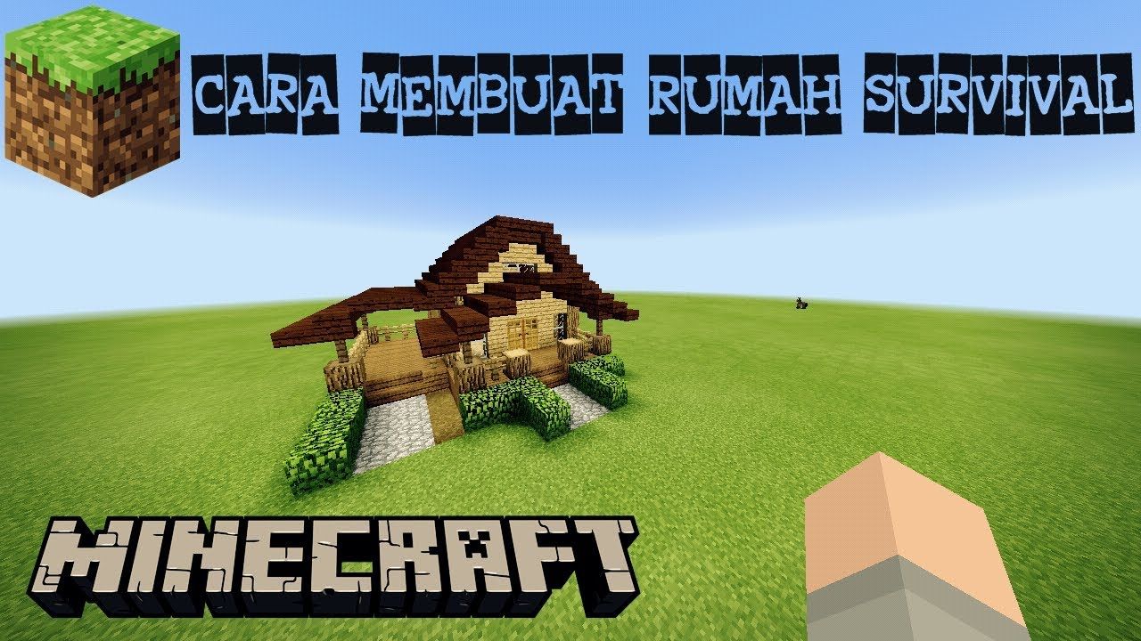 Detail Rumah Survival Minecraft Nomer 10