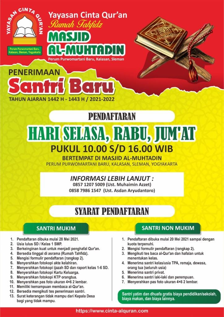 Detail Rumah Tahfidz Gratis Nomer 8