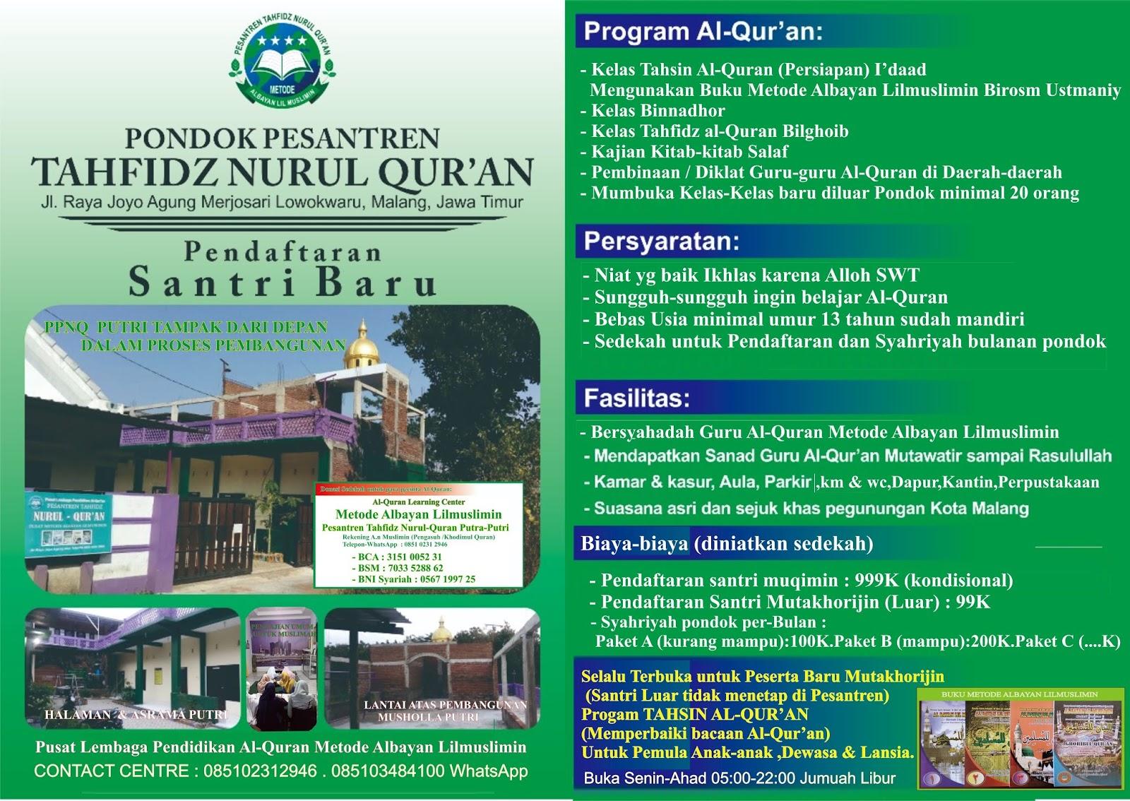 Detail Rumah Tahfidz Malang Nomer 21
