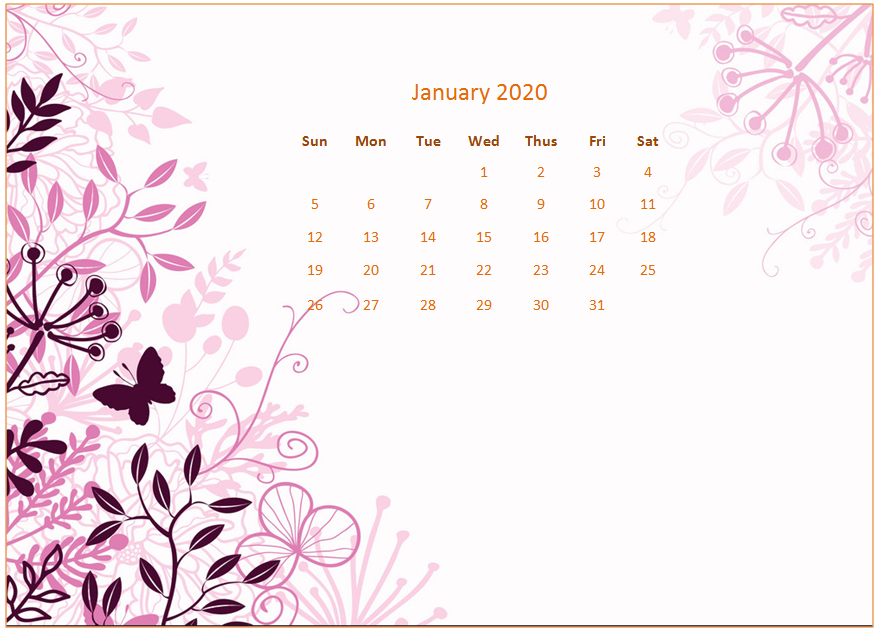 Detail Wallpaper Kalender 2020 Nomer 27