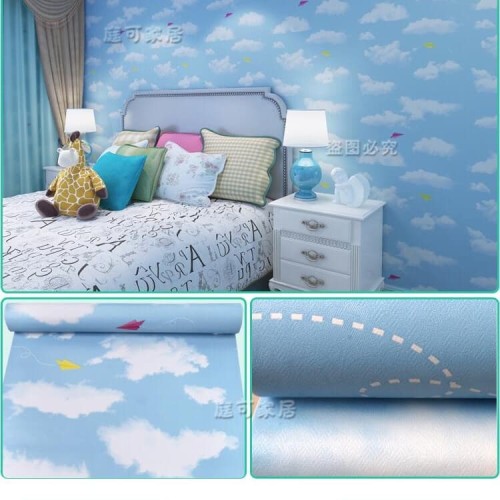 Detail Wallpaper Kamar Biru Nomer 13