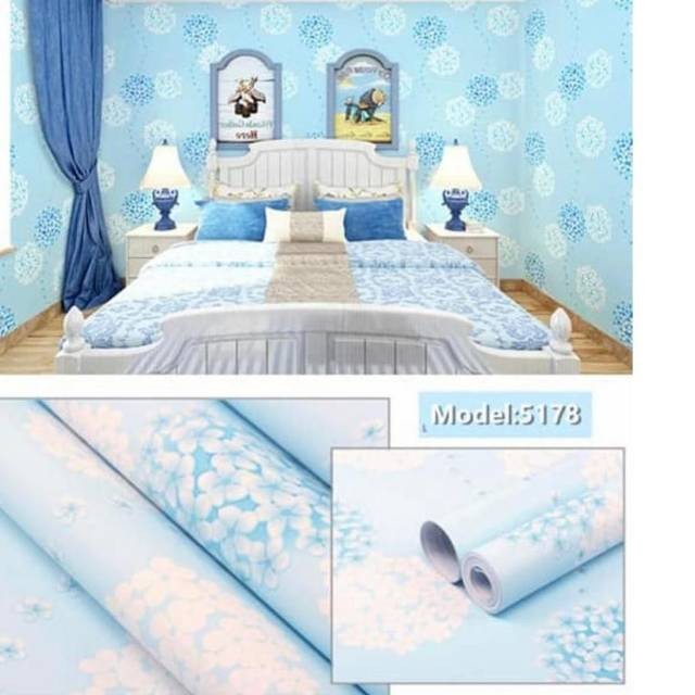 Detail Wallpaper Kamar Biru Nomer 14