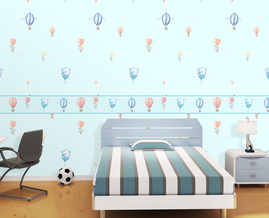 Detail Wallpaper Kamar Tidur Warna Biru Nomer 30